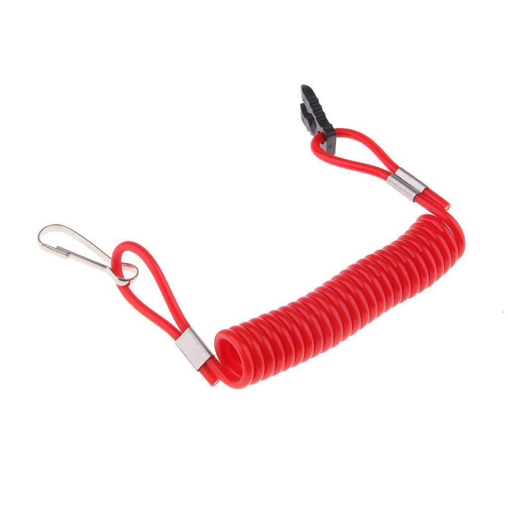 Boat Marine Kill Stop Switch Key Lanyard Fit for Outboard