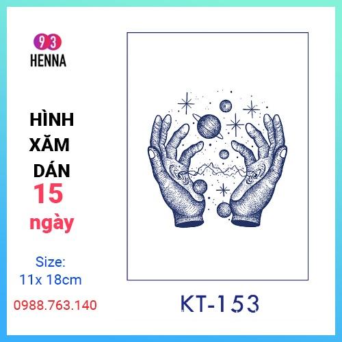 Hình Xăm Dán Tạm Thời Thảo Dược 15 Ngày mã KT153