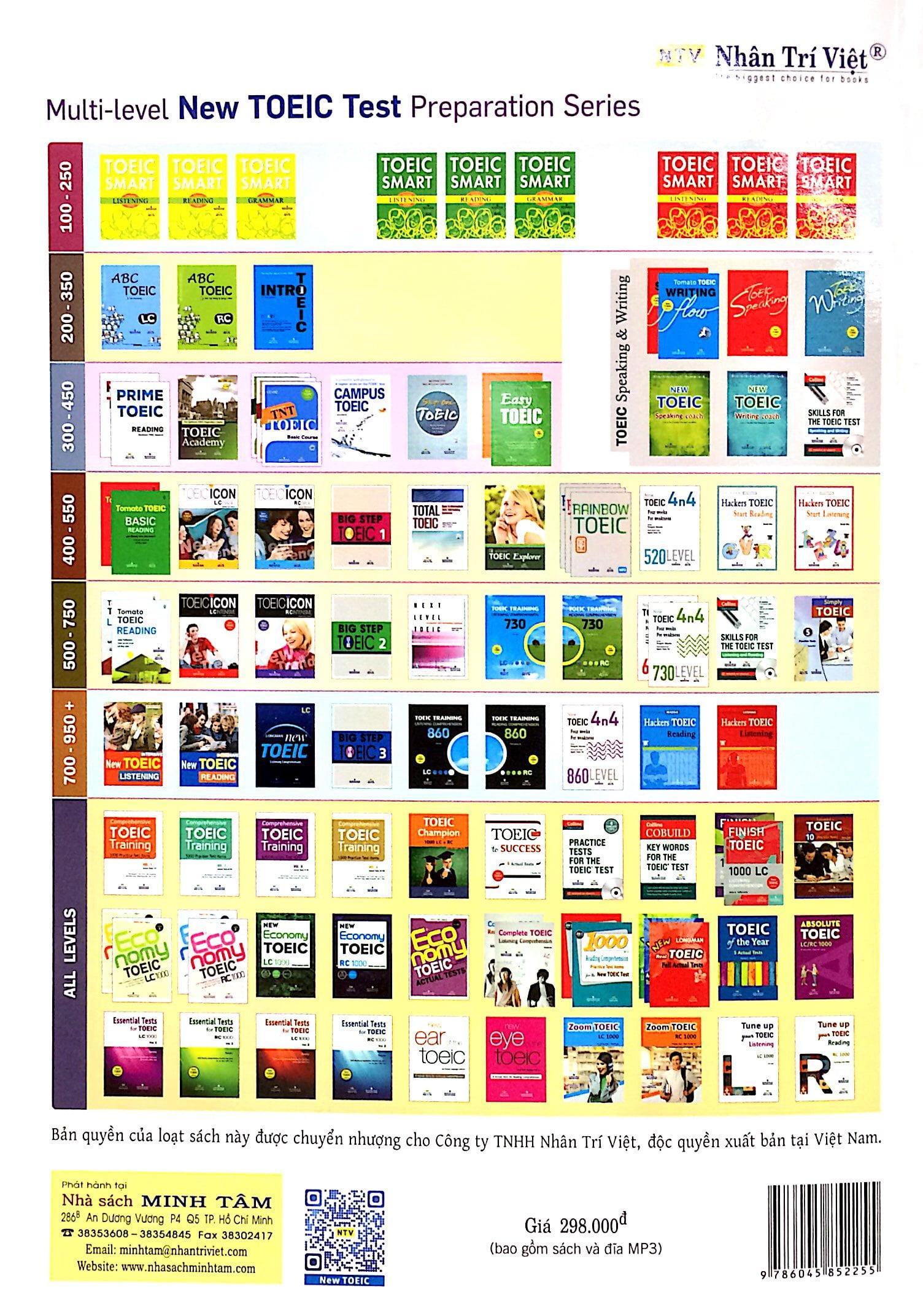 Comprehensive Toeic Training 1000 Practice Test Items (Vol 1) - Kèm CD