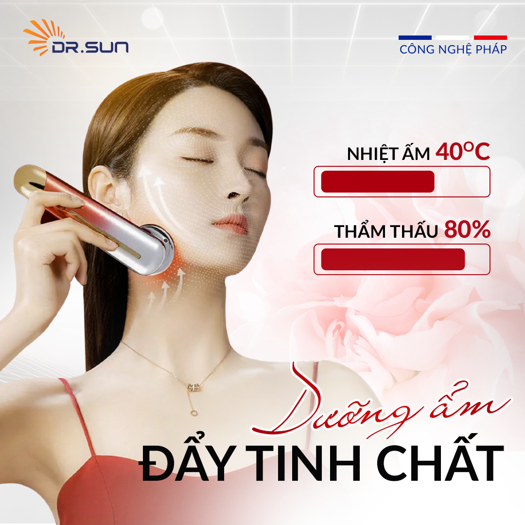 COMBO máy triệt lông DR SUN PRO và máy nâng cơ, đẩy tinh chất DR SUN VENUS 5.0