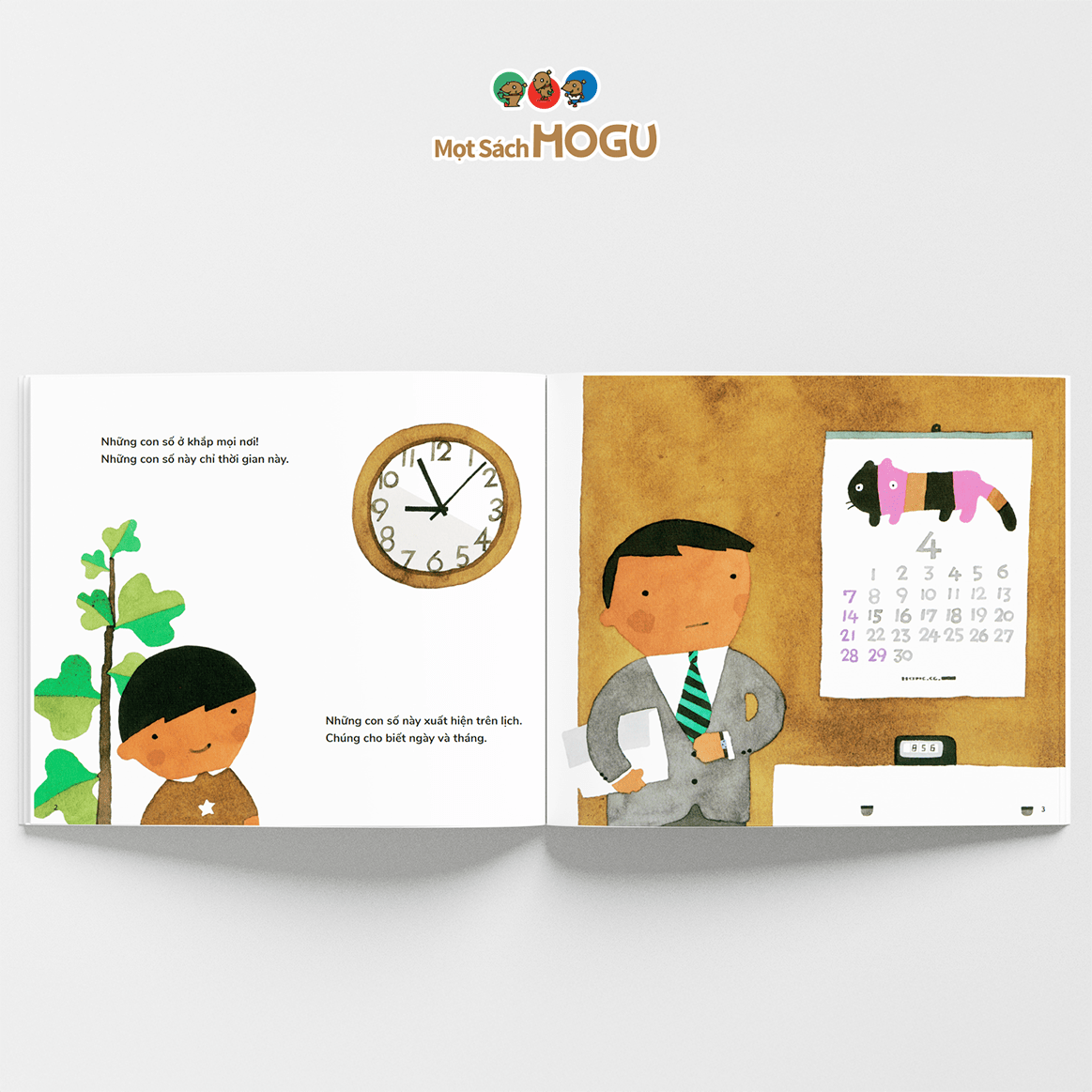 Truyện Ehon bé 3-4-5 tuổi - Những Con Số Quanh Ta