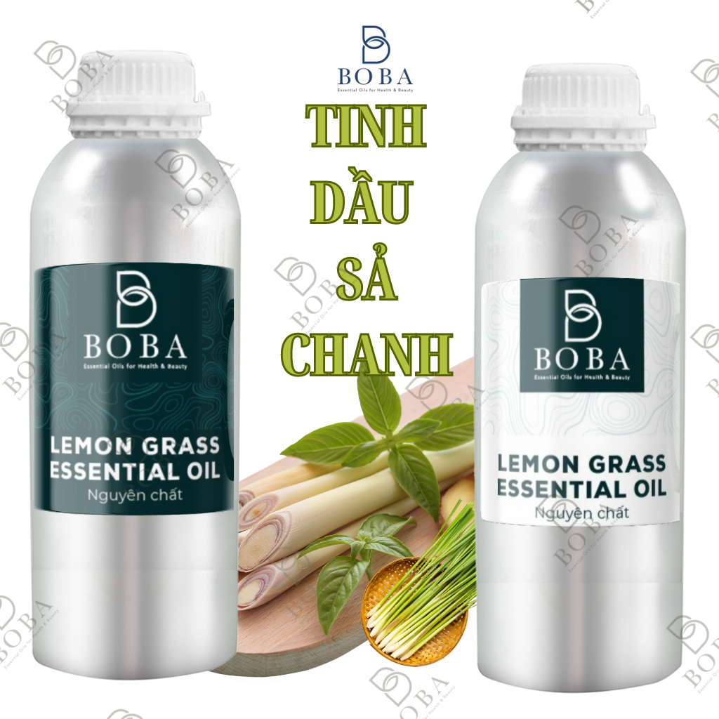 Tinh Dầu Sả Chanh Thiên Nhiên, Xuất Xứ Ấn Độ , Khuếch Tán Hương Thơm, Giải Tỏa Căng Thẳng, Tinh Dầu Boba