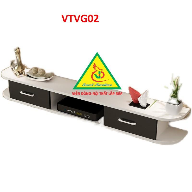 Kệ Ti Vi Treo Tường Trang Trí VTVG02 - Nội Thất Lắp Ráp Viendong Adv