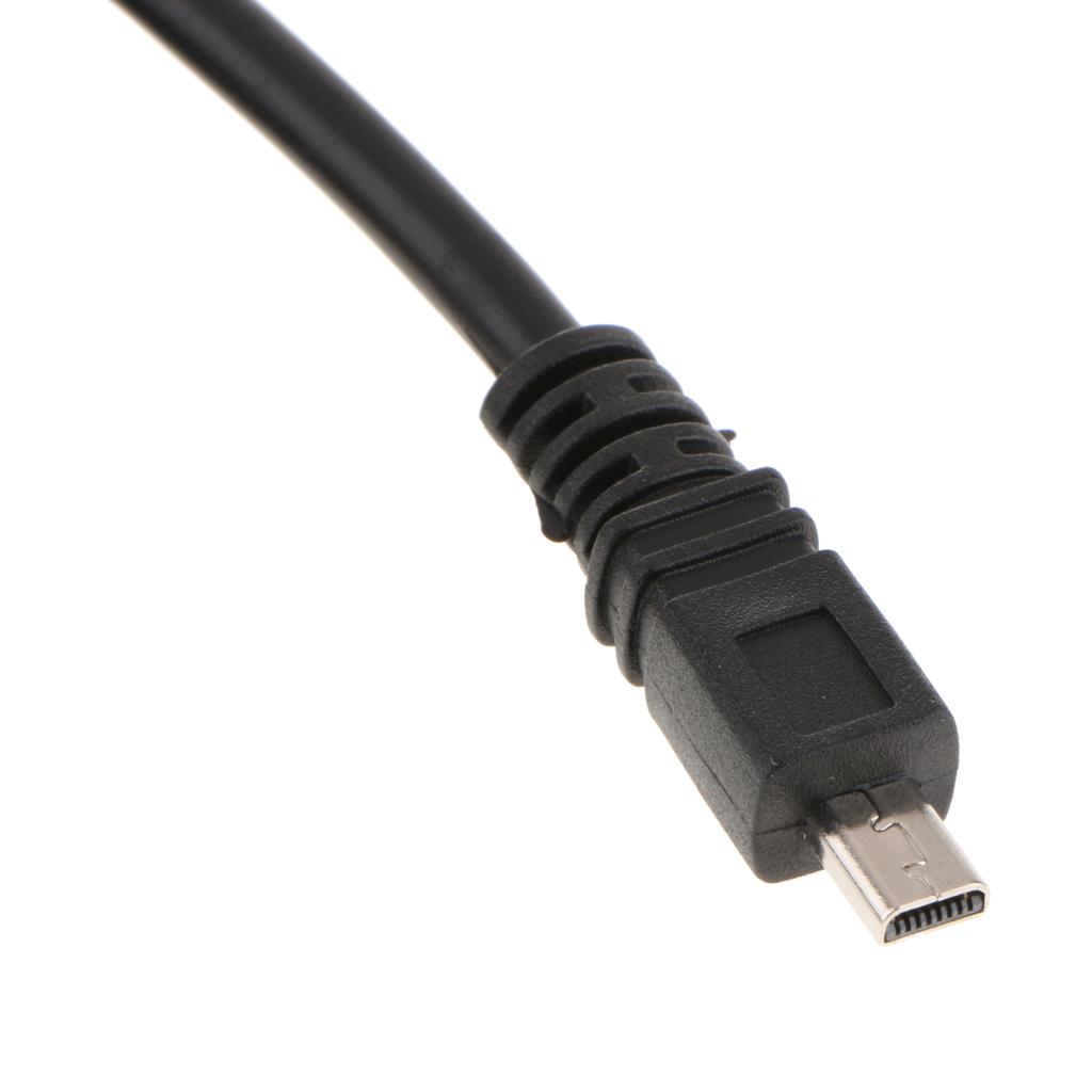 Hilabee 1 M/3.28ft 8 Pin USB Đồng Bộ Dữ Liệu Dây Sạc Cho Nikon Máy Ảnh SLR Kỹ Thuật Số-Đen