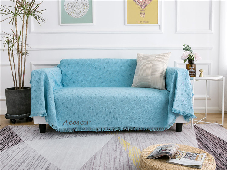 Thảm Trải Sàn, Chăn Sofa Phong Cách Bắc Âu Acescor BAB02 230x180 cm - Phong Cách Tối Giản, Thảm Trải Sàn Trang Trí Nhà Cửa, Homestay, Chung Cư, Trang Trí Phòng Khách, Thảm Trải Bàn, Thảm Phòng Khách, Thảm Phòng Ăn (Minimalist Nordic Sofa Cover Blanket)