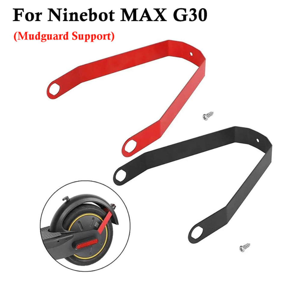 Phía Sau Chắn Bùn Giá Đỡ Cho Xe Ninebot MAX G30 G30D Xe Điện NINEBOT Hợp Kim Nhôm Fender Hỗ Trợ Sửa Đổi Phụ Kiện Color: Black