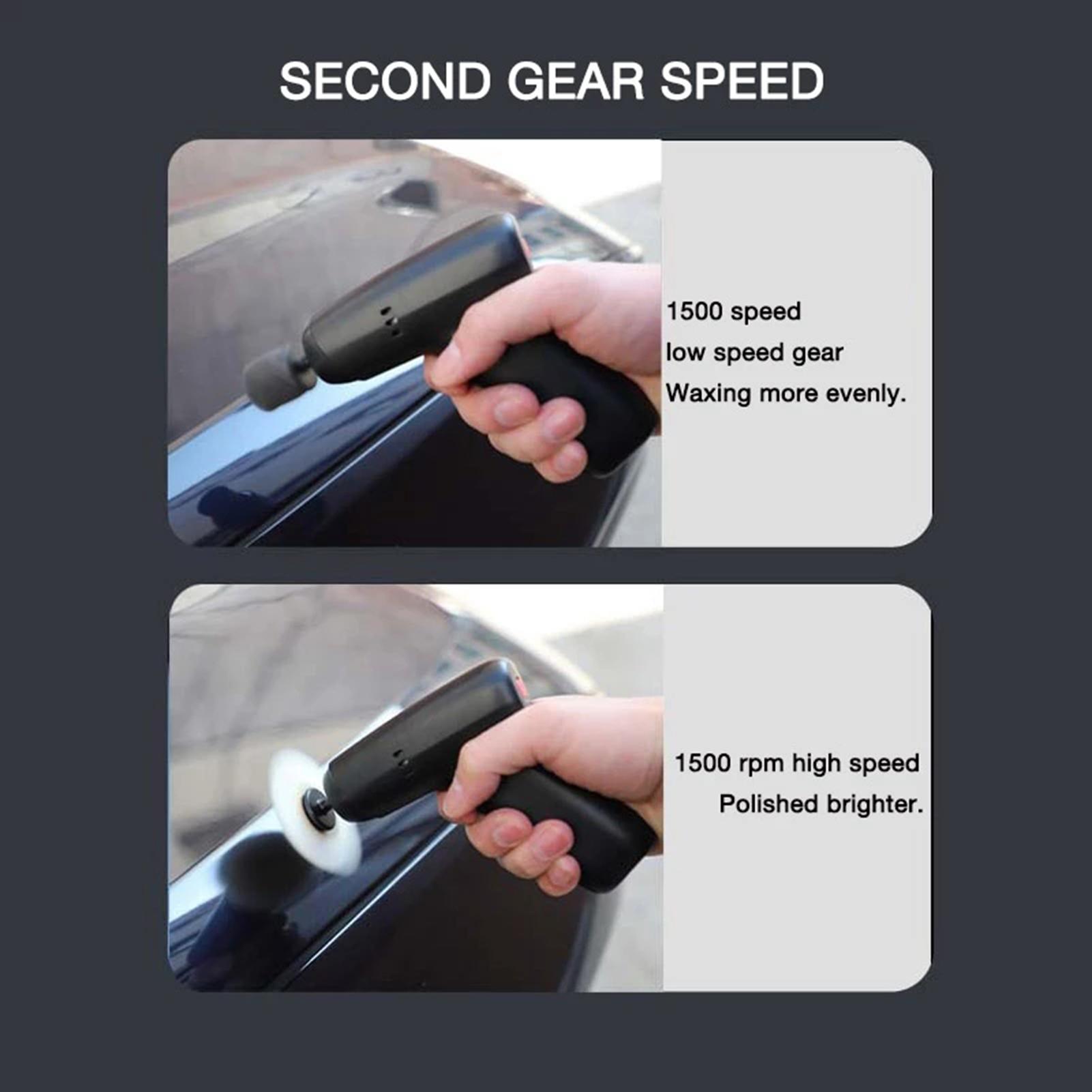 Wireless Mini Car Polisher Portable Polishing Machine Cordless Waxing Tools Car Waxing Electric Cleaning Brush Handheld
