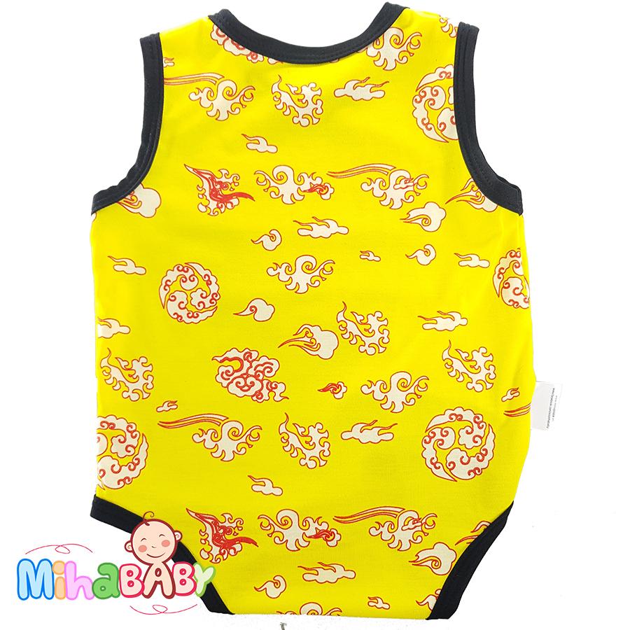 Bộ Bodysuit Tết Cho Bé Hình Vua Rồng Vàng - Mihababy - BDS_VUA