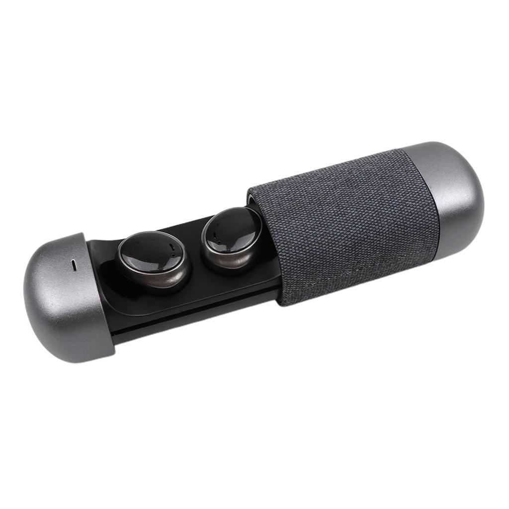 Mini Wireless Bluetooth Earbuds In-Ear Sport Earphone Waterproof Headset Black