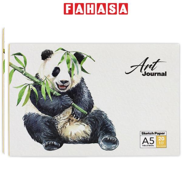 Tập Vẽ Art Journal A5 - 40 Trang 220gsm - The Sun - Panda