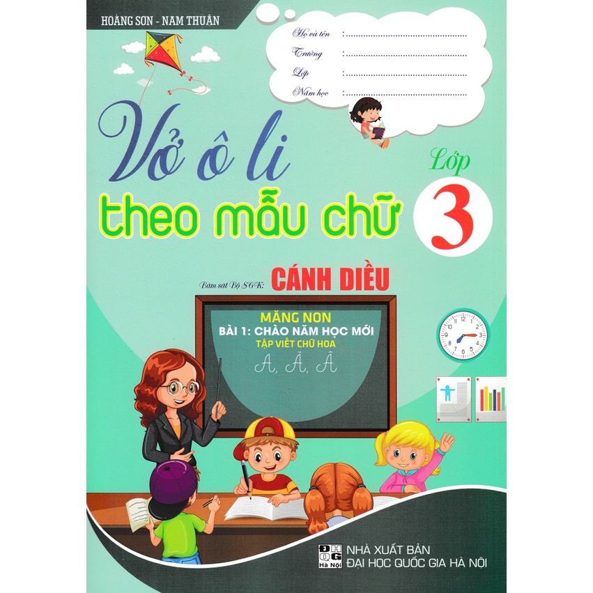 Vở Ô Li Theo Mẫu Chữ Lớp 3 (Bám Sát Bộ Sách Giáo Khoa Cánh Diều - BC)