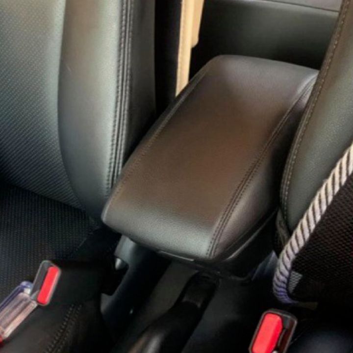 Hộp tỳ tay ô tô Toyota Vios 2020-2022 tích hợp 4 cổng USB Chất liệu Nhựa ABS da PU cao cấp