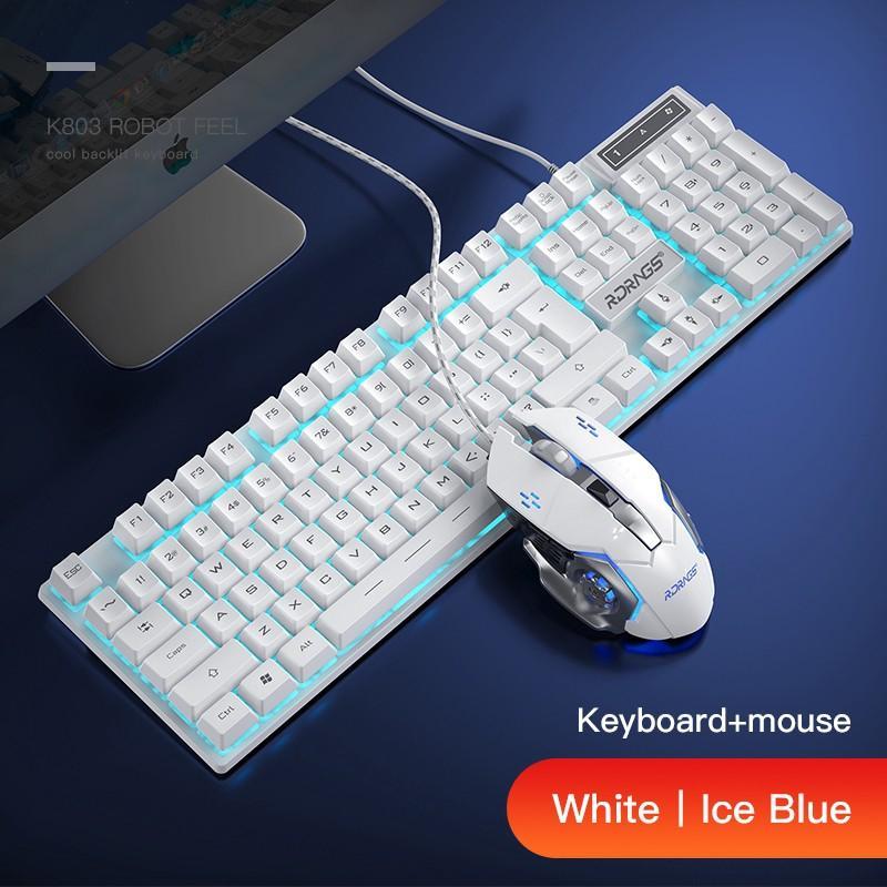 Bộ Bàn Phím Và Chuột Chuyên Chơi Game Có Đèn Nền Nhiều Màu Chất Lượng Cao