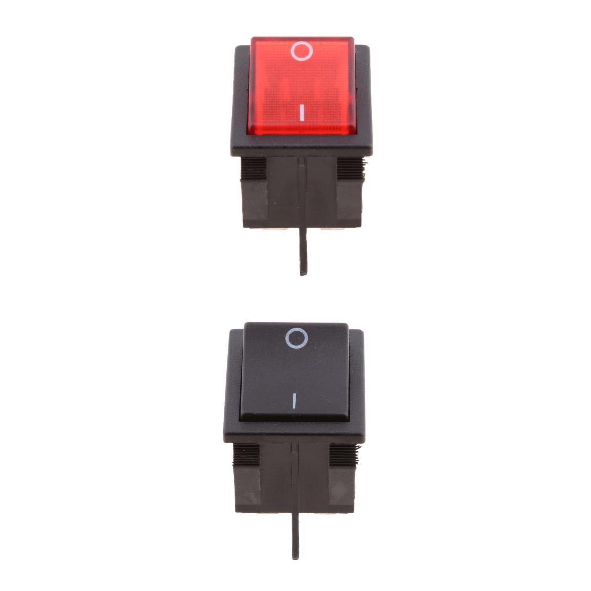 2pcs Off 4 Pin   Switch For 16A 250V AC Voltage