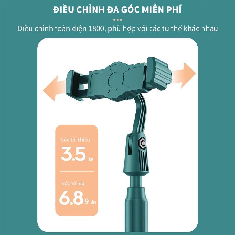Giá đỡ điện thoại di động Goojodoq để bàn xoay 360 độ có thể điều chỉnh độ cao hai chức năng để đặt máy tính bảng
