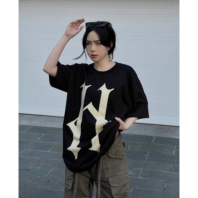 Áo Thun Tay Lỡ Unisex HADES H màu XANH/ĐEN /Nam nữ unisex/ Áo phông cổ tròn form rộng Jaystoree