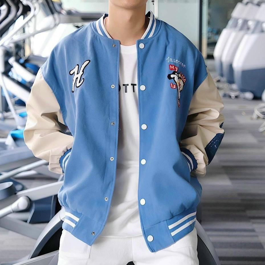 Áo Khoác Nỉ Bomber Nam Nữ Form Rộng Unisex Chất Nỉ Ngoại Dày Dặn Cực Hot