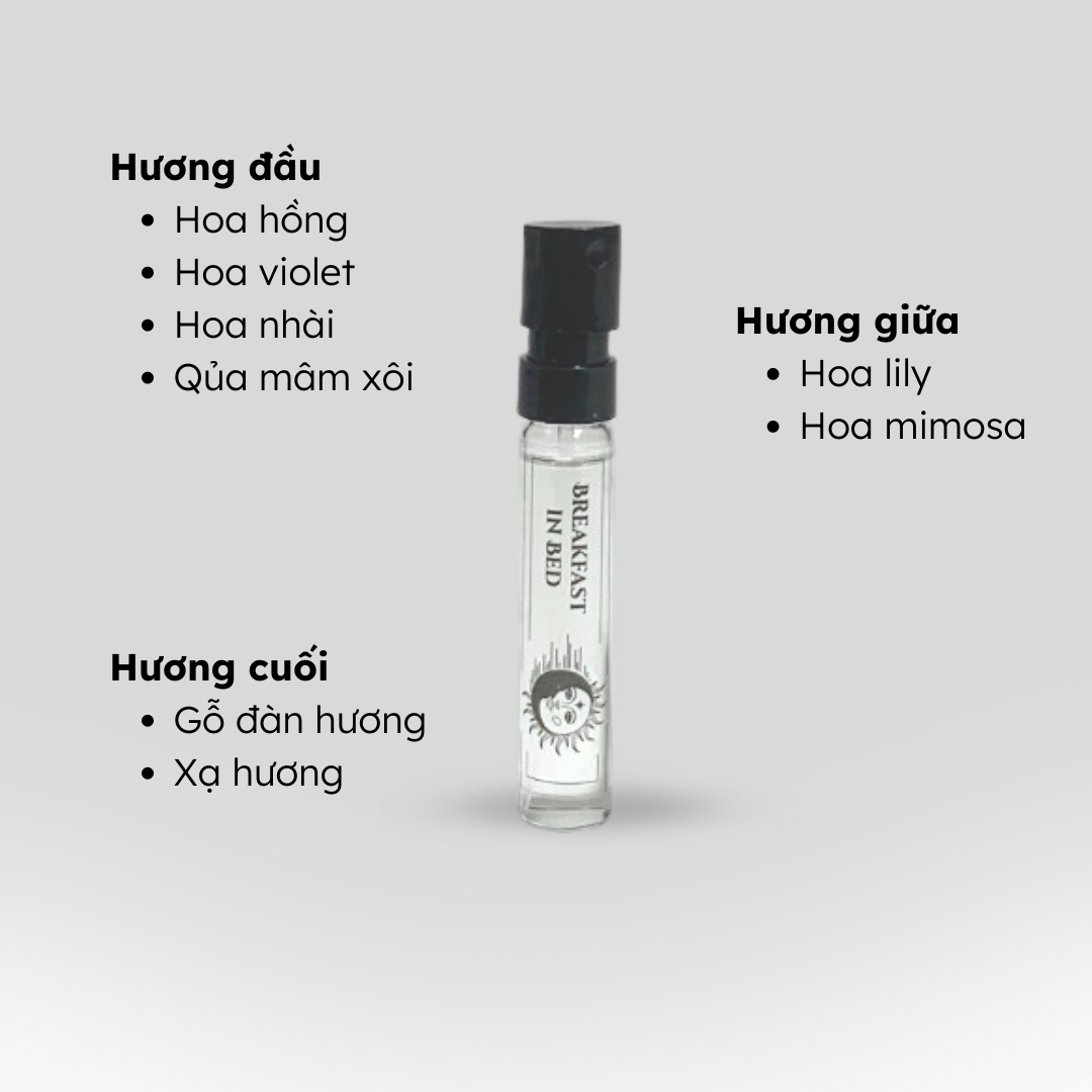 Combo nước hoa Morra 5 chai BST - The Mood 2ml