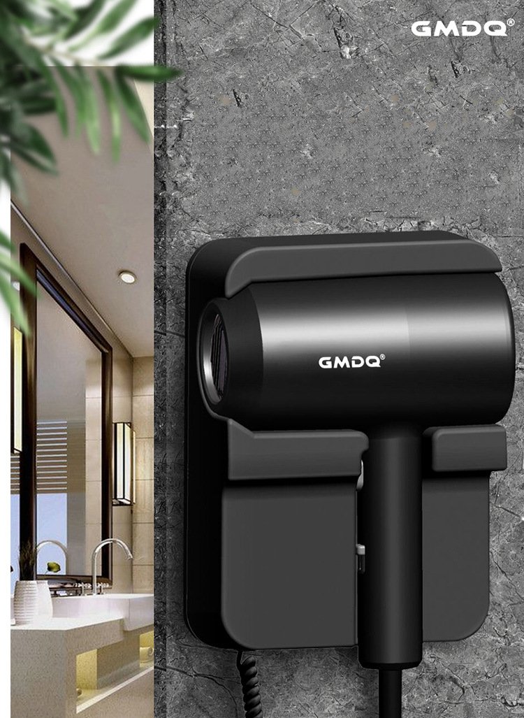 Máy Sấy Tóc Treo Tường Không Cần Khoan Schwarz Black Edition GMDQ Công Nghệ Đức