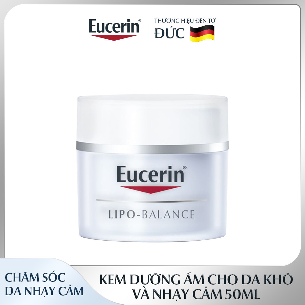 Kem dưỡng ẩm chuyên sâu cho da khô Eucerin Lipo Balance 50ml