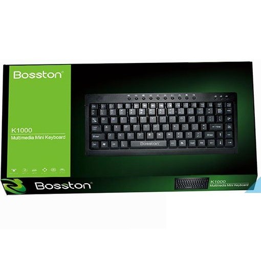 Hình ảnh Bàn Phím Mini Keyboard Bosston K1000 Nhỏ Gọn- HÀNG CHÍNH HÃNG