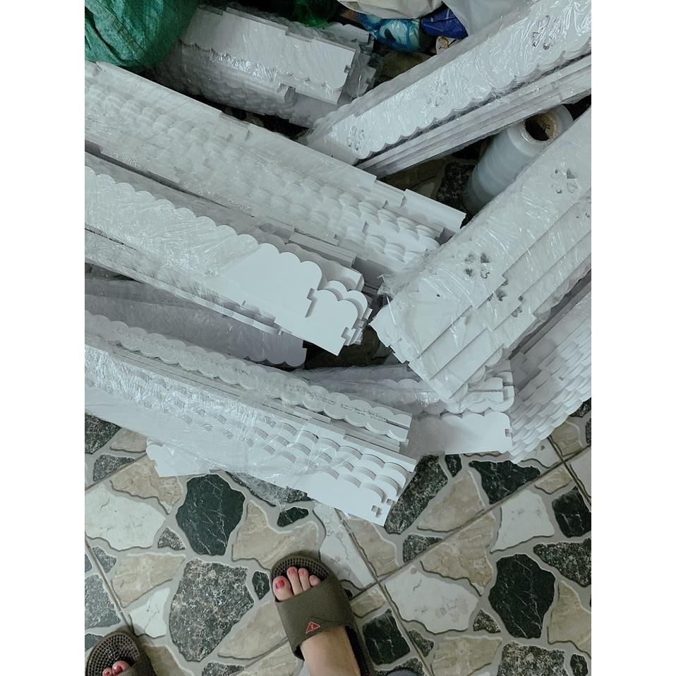 Kệ nail rời họa tiết dài 80cm để sơn treo tường đủ màu sắc