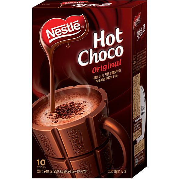  Nestlé Hot choco Bột cacao nguyên chất (24g x 10 gói)