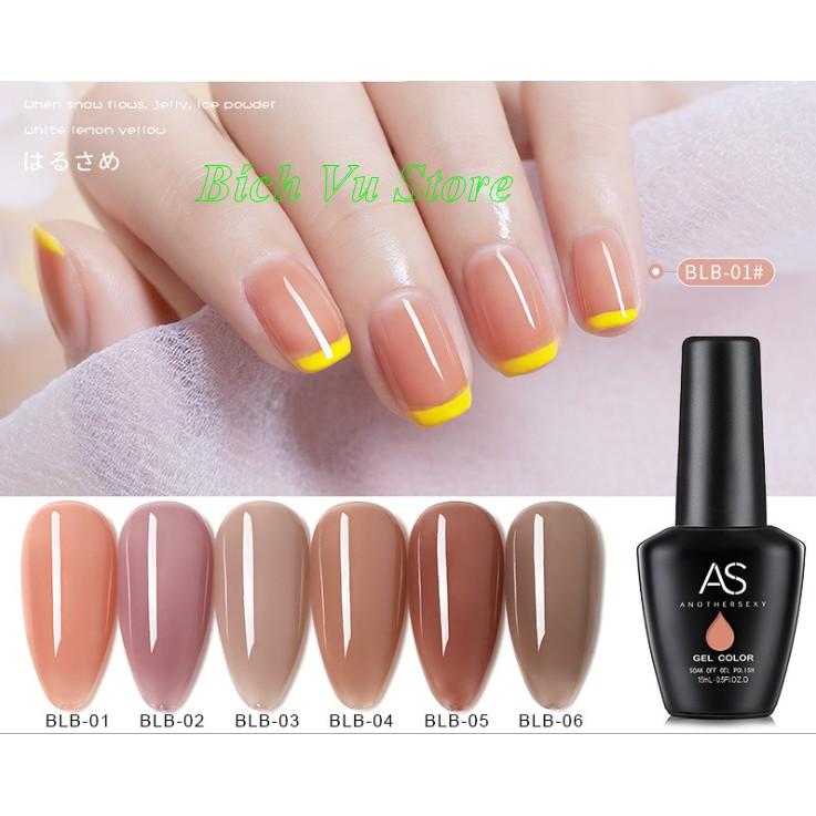 Sơ Gel as mã BLB - màu thạch | chai đen