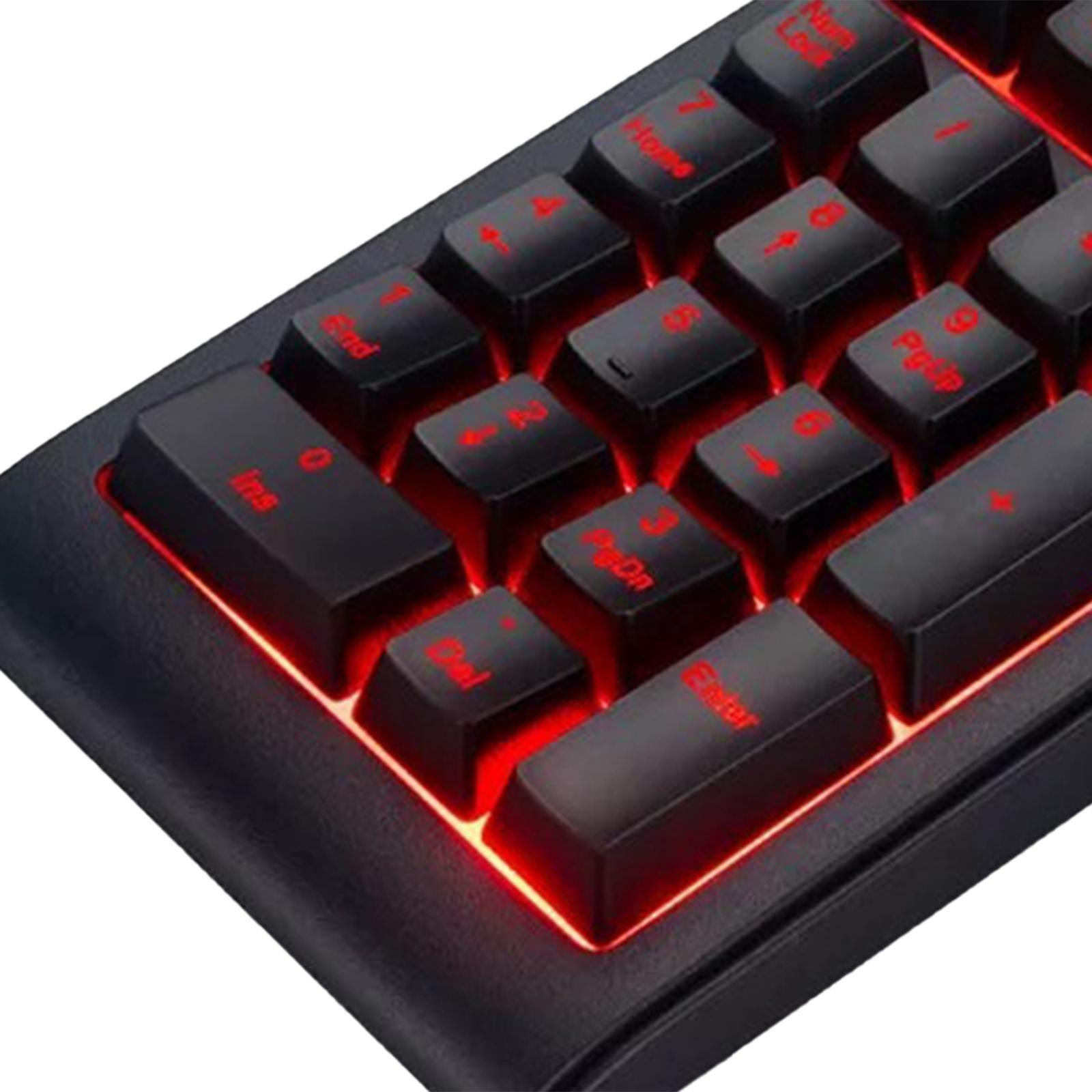 Portable Numeric Keypad 3 Colors Backlit Silent for Computer Laptop Notebook