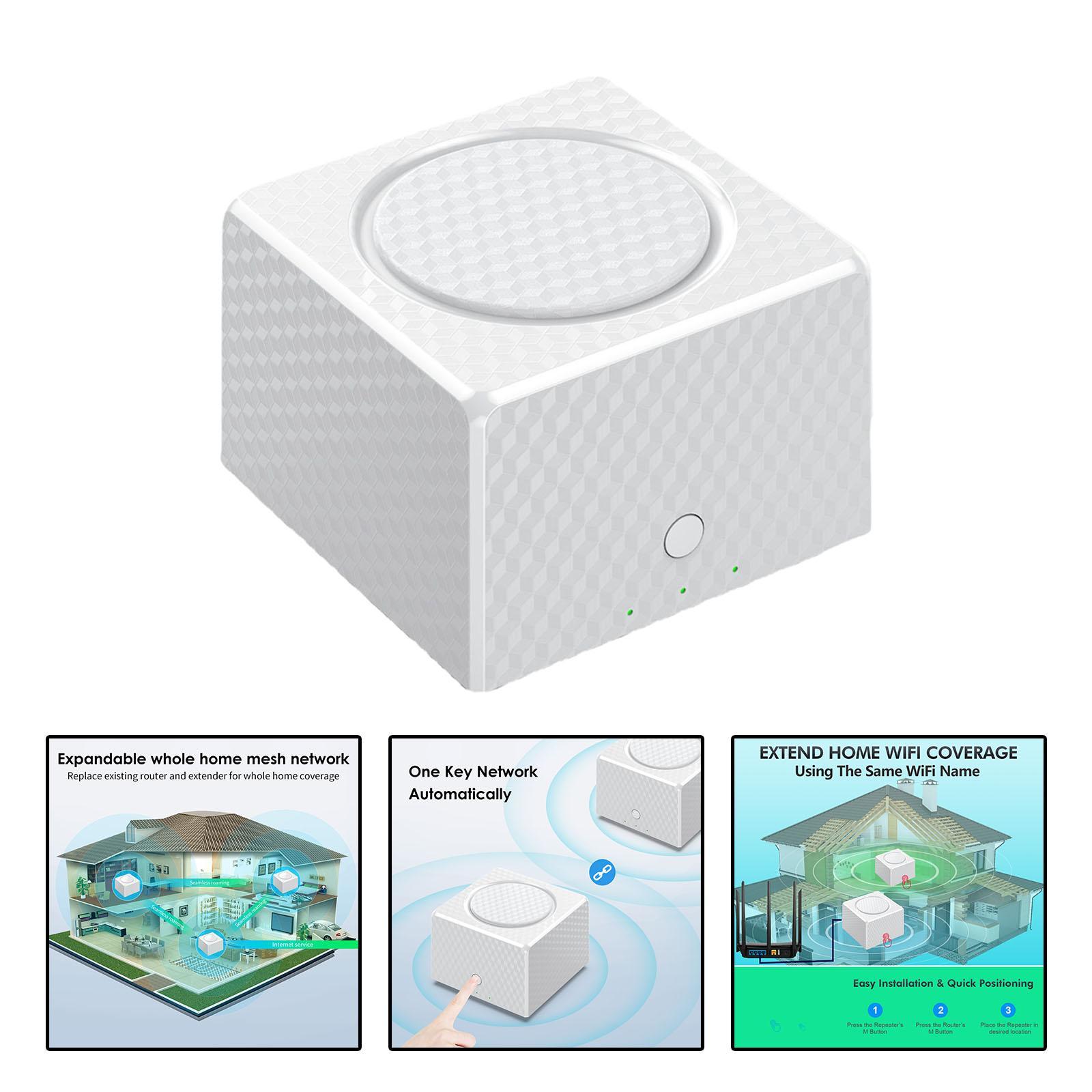 Mesh Router System WiFi 1200Mbps Whole Home Network