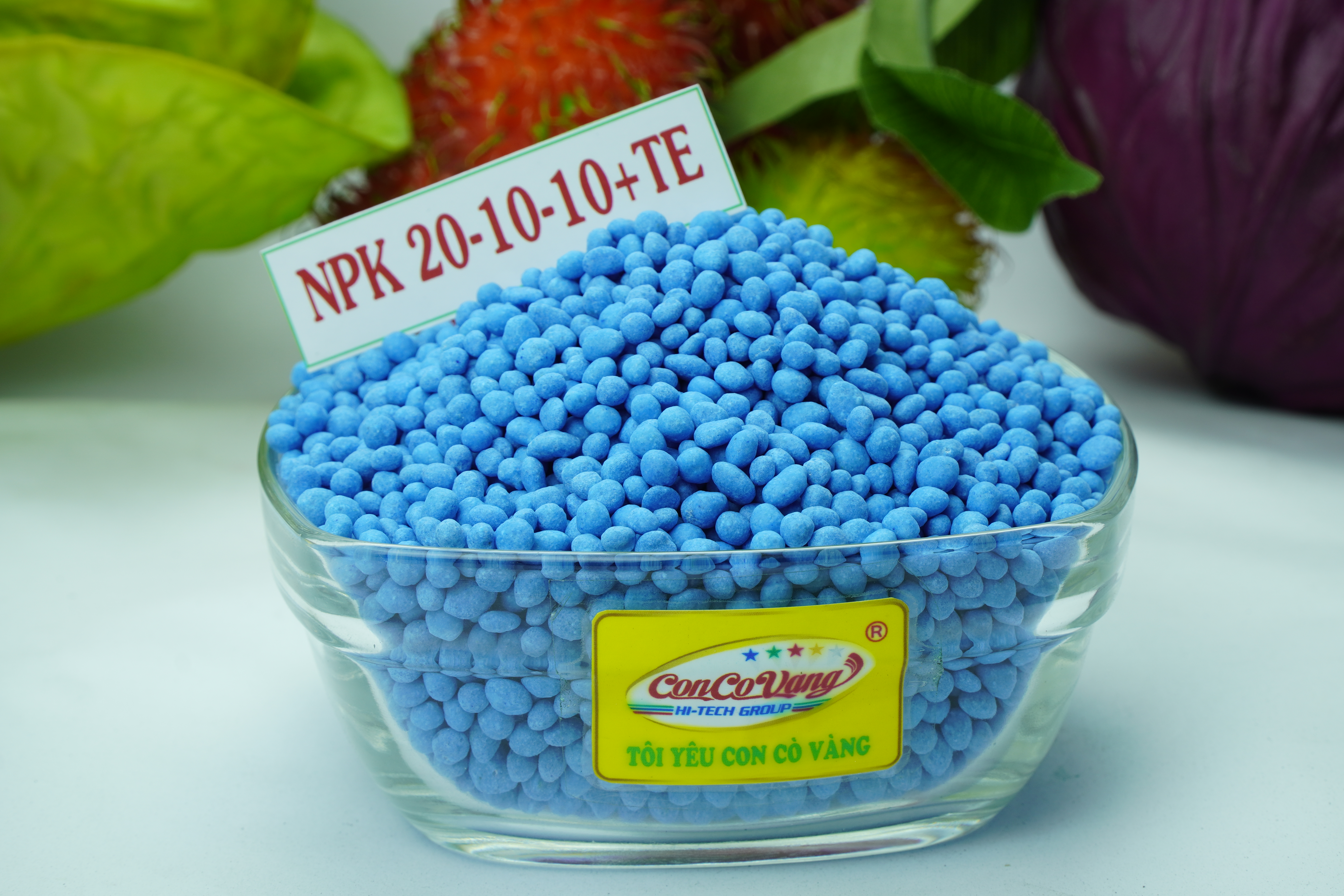 Phân bón NPK Hi-Tech: RubyFerti NPK 20-10-10+TE