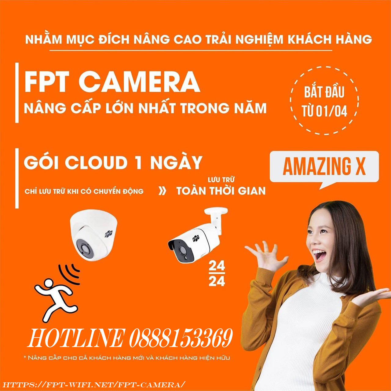 Camera ngoài trời FPT - HÀNG CHÍNH HÃNG