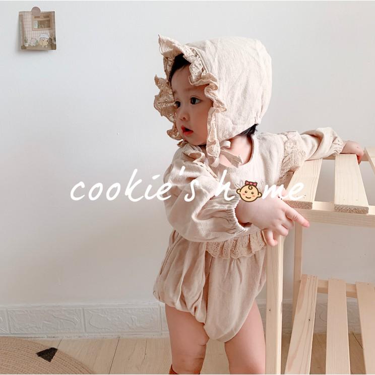 Set áo kèm mũ tiểu thư cực xinh chất vải cotton thoáng mát cho bé gái chụp hình đi chơi tiệc sinh nhật thôi nôi