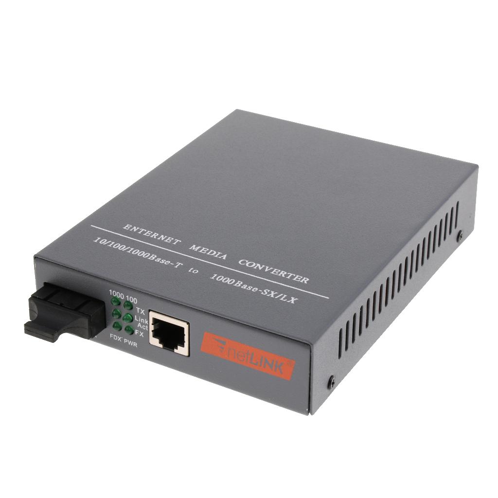 Premium Fiber Optical Media Converter SC Dual Fiber Multi Mode 1000Mb/s