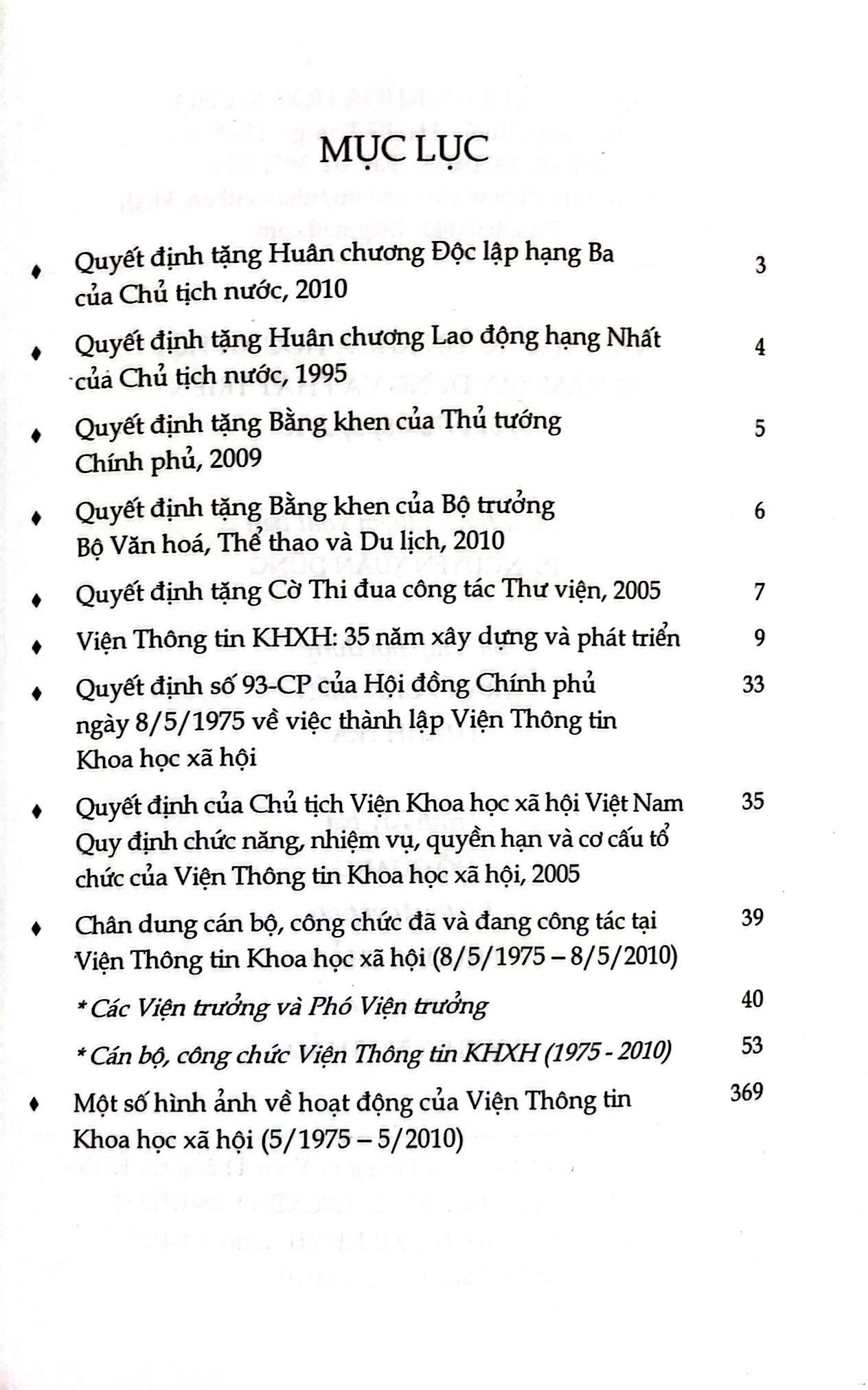 Viện Thông Tin Khoa Học Xã Hội 35 Năm Xây Dựng Và Phát Triển