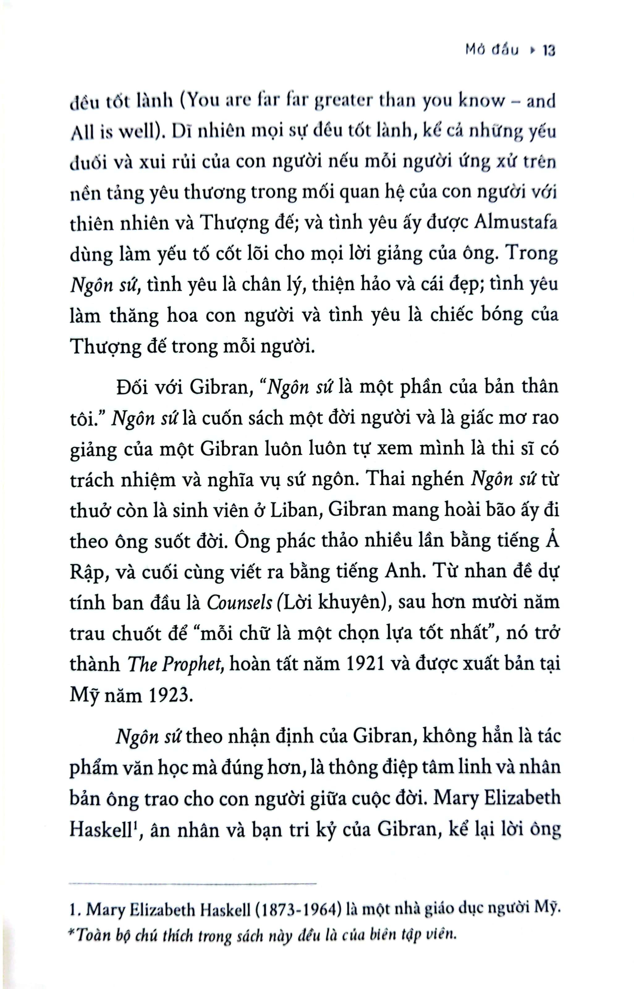 Tủ Sách Đời Người: Ngôn Sứ