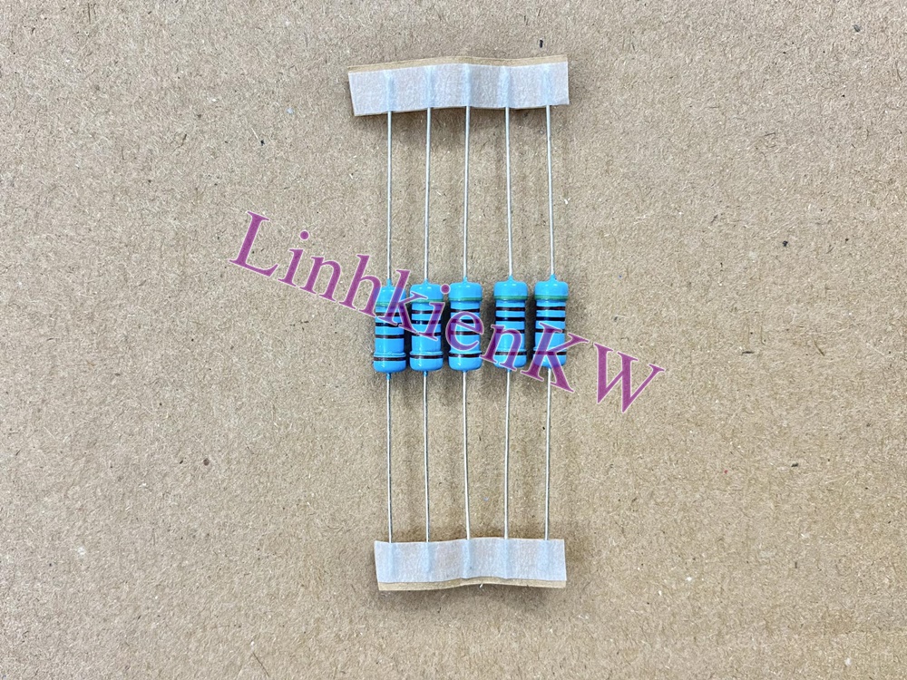 50 cái Điện trở vạch 1w từ 360R-5.1K chân cắm mới 100%