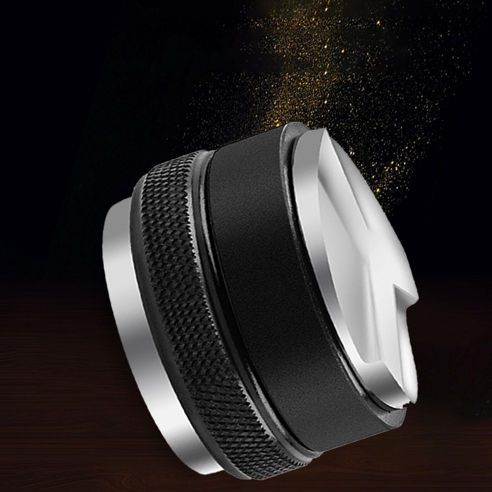 Zinc Alloy Professional Coffee Distributor Leveler Tool Powder Distributor Loosely Distributed Avoid Agglomeration Espresso Distribution Hand Tampers
