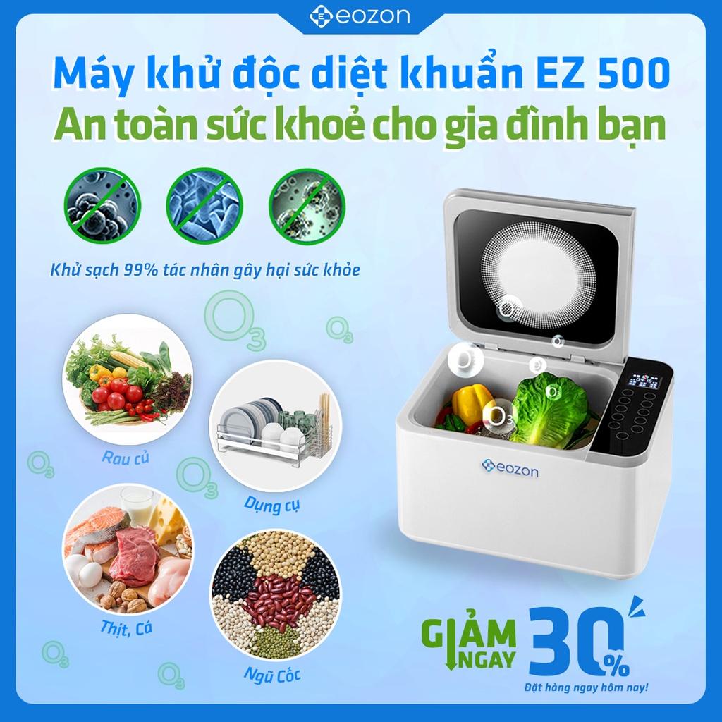 MÁY KHỬ ĐỘC - KHỬ KHUẨN THỰC PHẨM EZ500 MÁY KHỬ KHUẨN ĐA NĂNG 8 CHẾ ĐỘ Giúp thực phẩm luôn sạch - tươi ngon