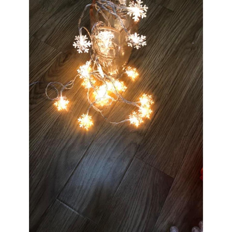 Dây đèn led Bông Tuyết 3m 20 bóng Trang Trí Nhà Cửa