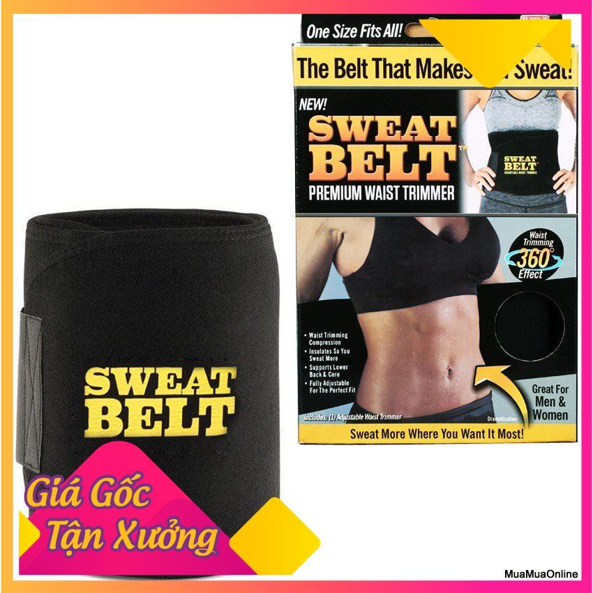 Đai Quấn Nóng Giảm Mỡ Bụng Sweat Belt Cao Cấp FREESHIP  TP'S