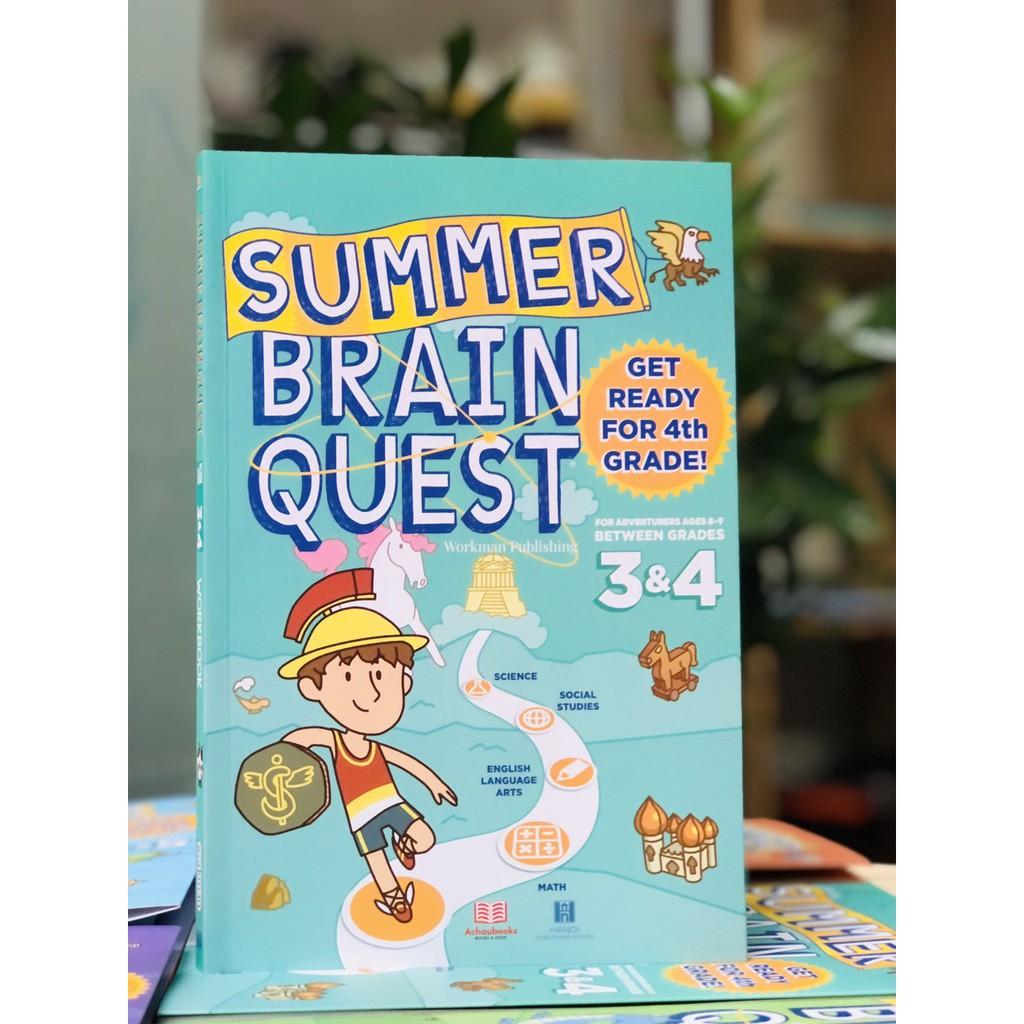 Sách summer brain quest grade 3 &amp; 4 ( 8 - 9 tuổi )