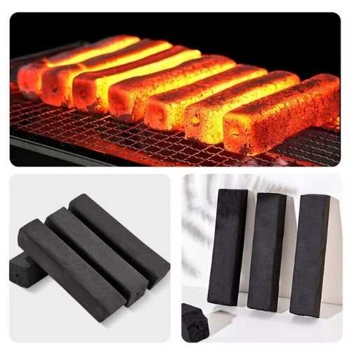 Than tre khối chữ nhật ít khói chuyên dùng nướng BBQ, tiện lợi, an toàn, không mùi, hộp 5-10kg