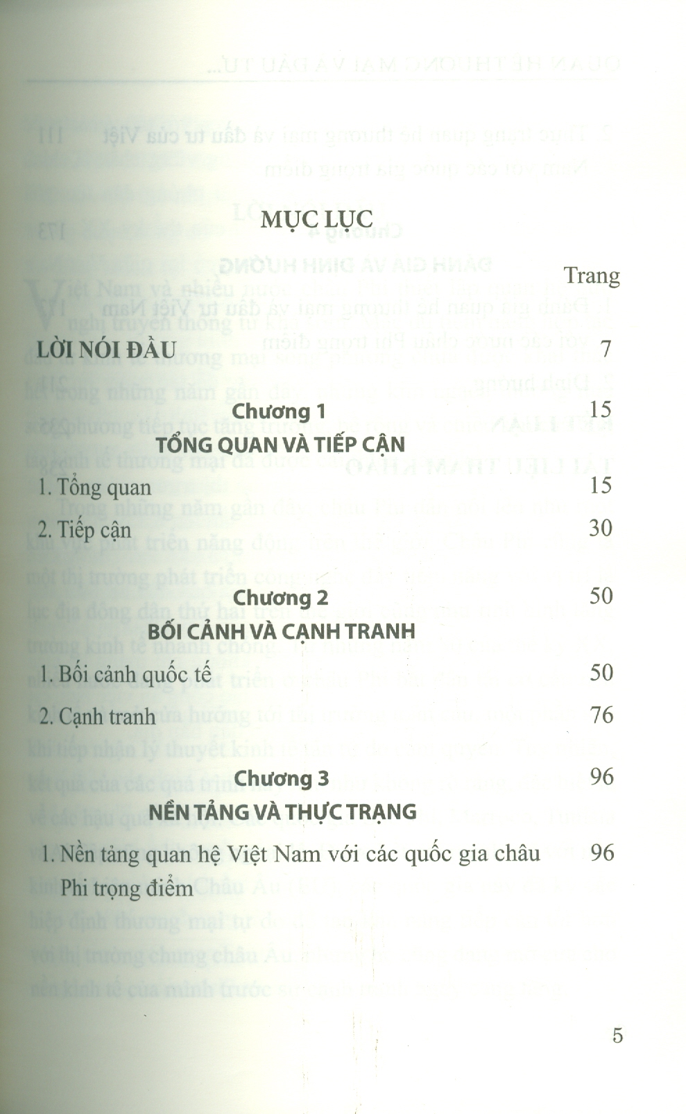 Quan Hệ Thương Mại Và Đầu Tư Của Việt Nam Với Một Số Quốc Gia Châu Phi Trọng Điểm: Bối Cảnh Mới, Định Hướng Mới (Sách Chuyên Khảo)