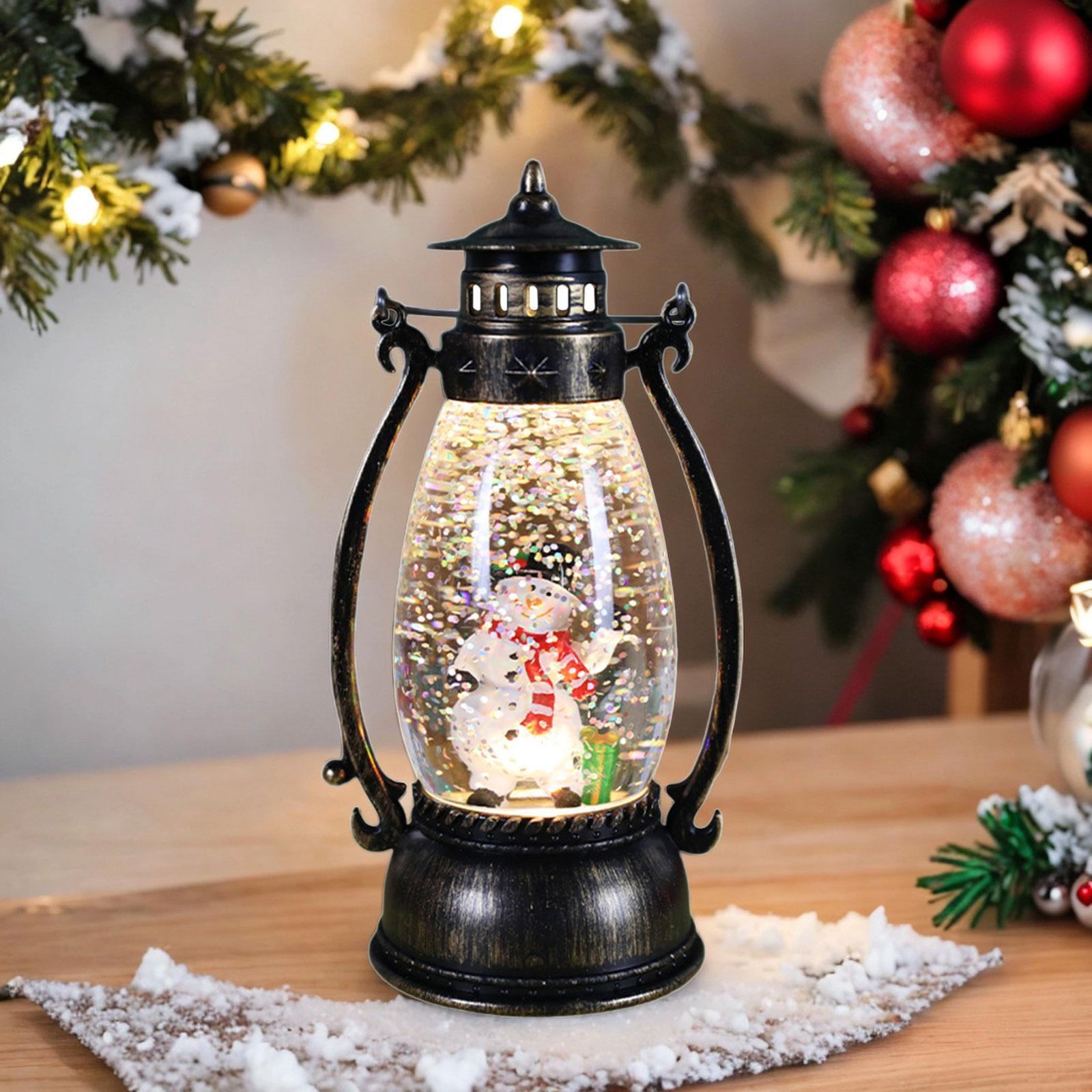 Christmas Lighted Lantern Children Gift Holidays Decorative Party Home Decor