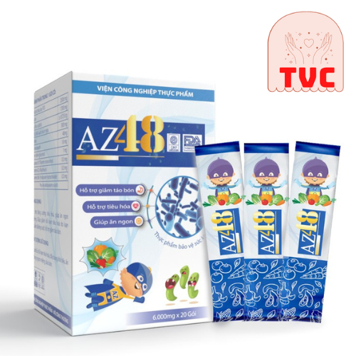 Men AZ48 - Tuyệt chiêu cải thiện táo bón cho trẻ