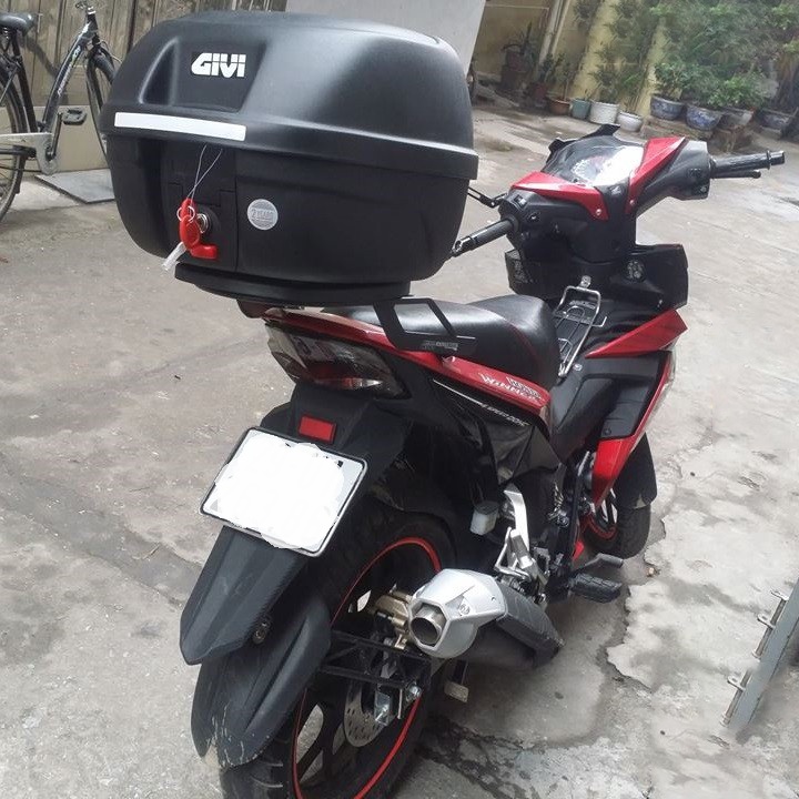 Combo Thùng Givi E26N Kèm Đế Và Cảng Sau Cho Xe Winner 150/Winner X Hàng Chính Hãng