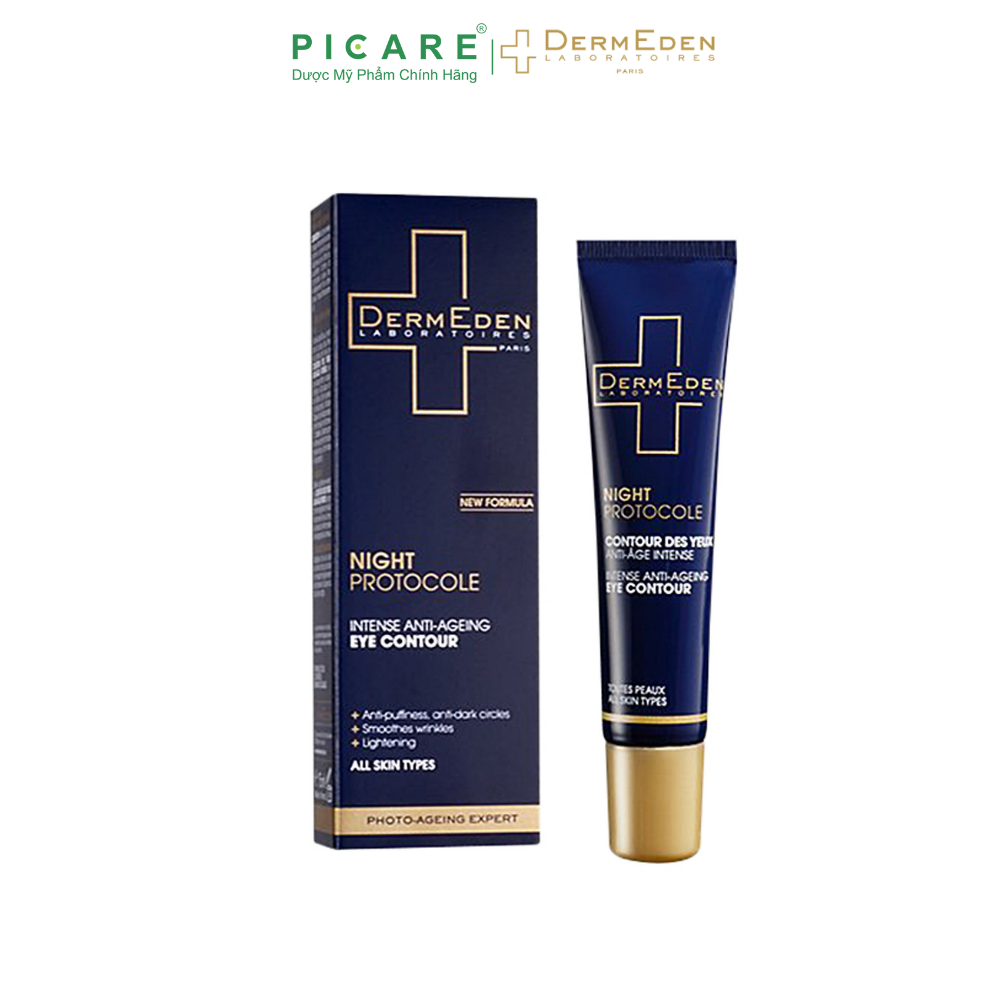 Kem Chăm Sóc Da Vùng Mắt Ban Đêm Dermeden Intense Anti - Ageing Eye Contour - All Skin