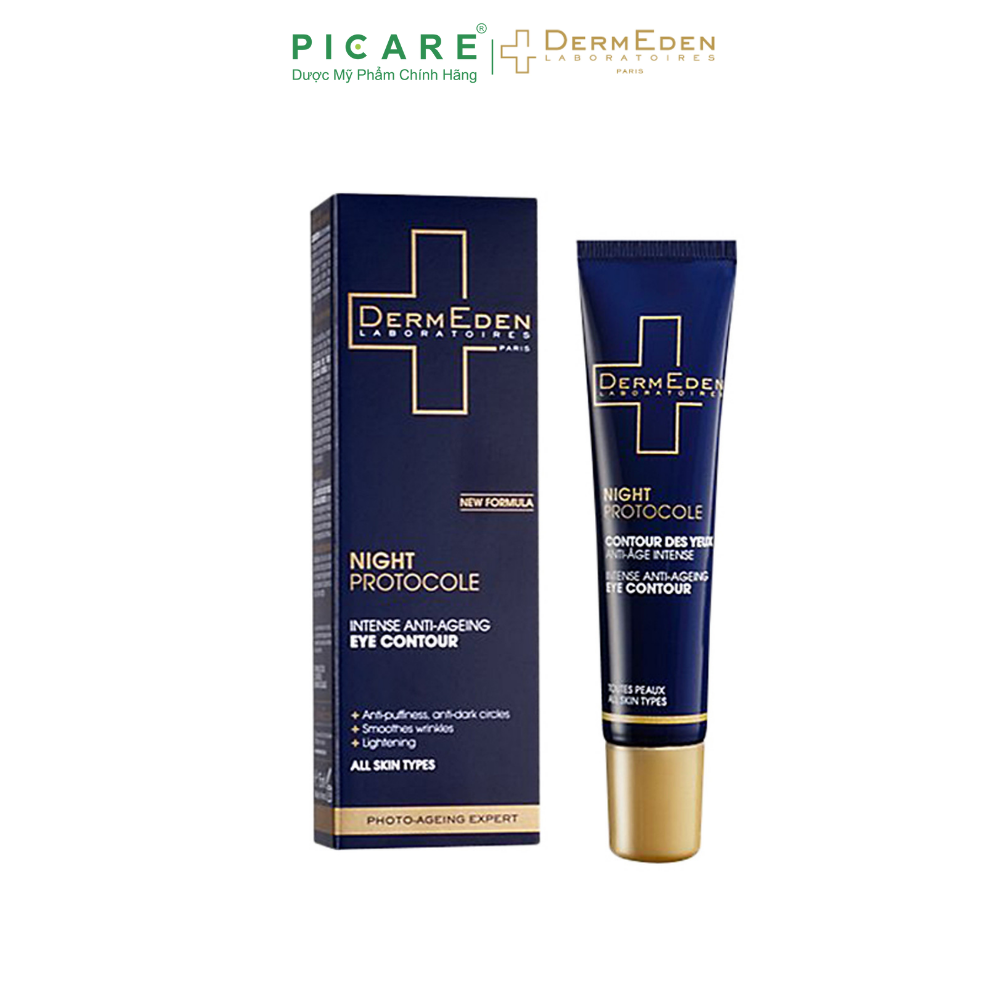 Kem Chăm Sóc Da Vùng Mắt Ban Đêm Dermeden Intense Anti - Ageing Eye Contour - All Skin (15ml)