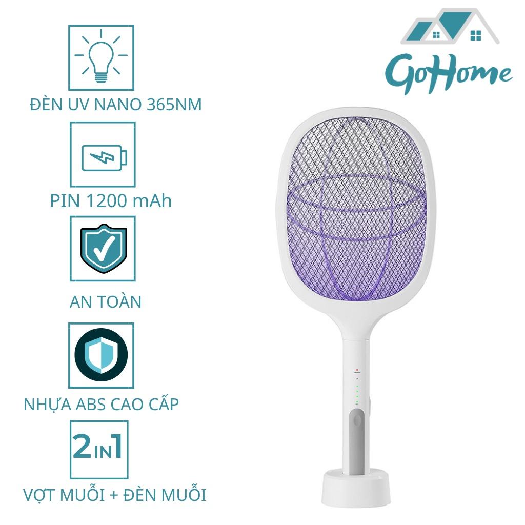 Vợt Muỗi thông minh kiêm Đèn Bắt Muỗi đa chức năng 2 trong 1 Nhựa ABS cao cấp An toàn
